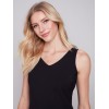 Reversible Bamboo Cami - Black