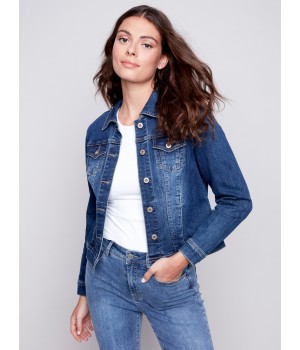 Stretch Denim Jacket - Indigo