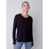 Basic V-Neck Sweater - Black