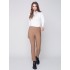 Bengaline Pull-on Pants with Cuff - Truffle