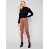 Faux Suede Leggings - Truffle