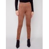 Faux Suede Leggings - Truffle