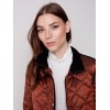 Long Quilted Puffer Jacket - Cinnamon