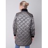 Long Quilted Puffer Jacket - Spruce