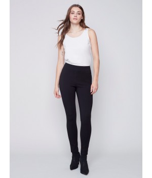 Ponte Skinny Pants - Black