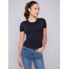 Short-Sleeved Super Stretch Top - Black