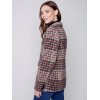 Tailored Plaid Blazer - Truffle